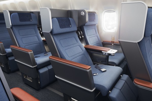 Lufthansa's new premium economy seat