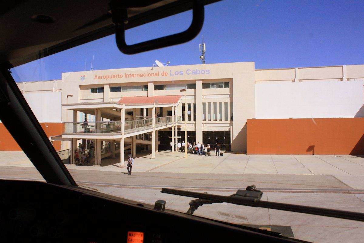 The Los Cabos airport terminal