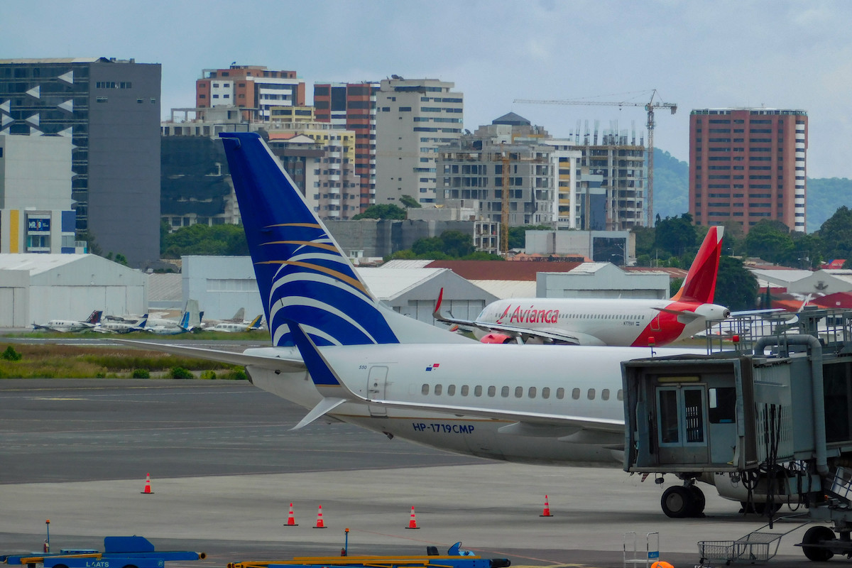 Avianca and Copa planes at Guatemala City