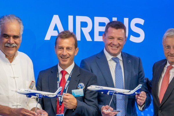 Airbus and IndiGo CEOs