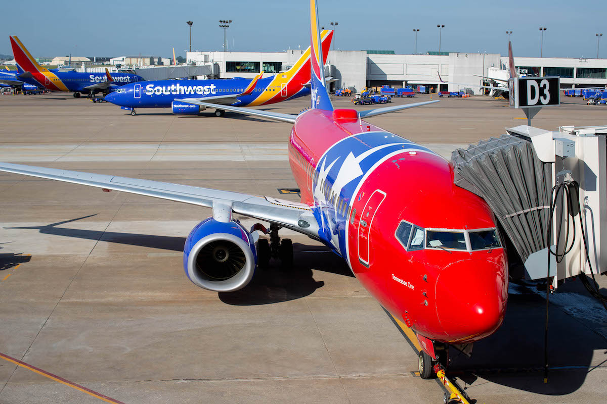 Southwest planes at Nashville Airport