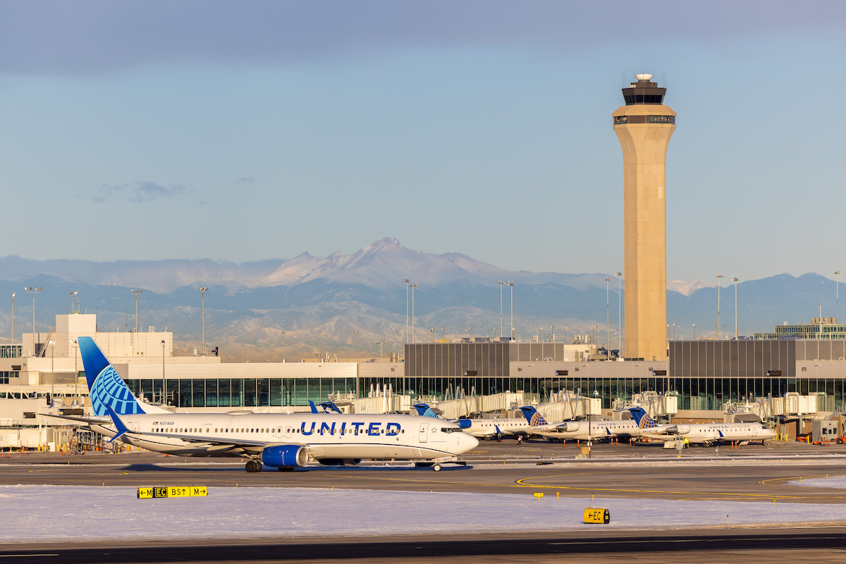 United planes at Denver Airport