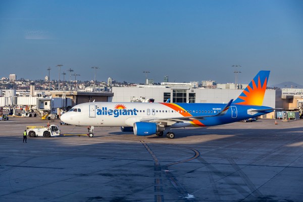 Allegiant Plane in San Diego