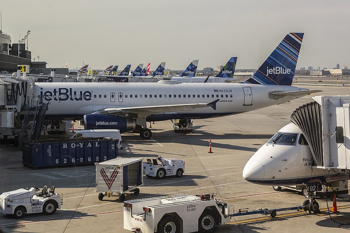 JetBlue planes at JFK Airport
