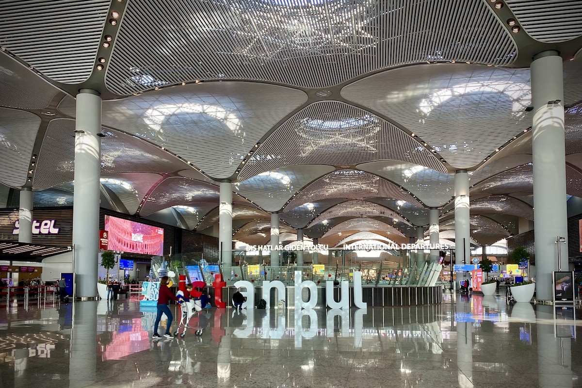 Inside IGA Istanbul International Airport