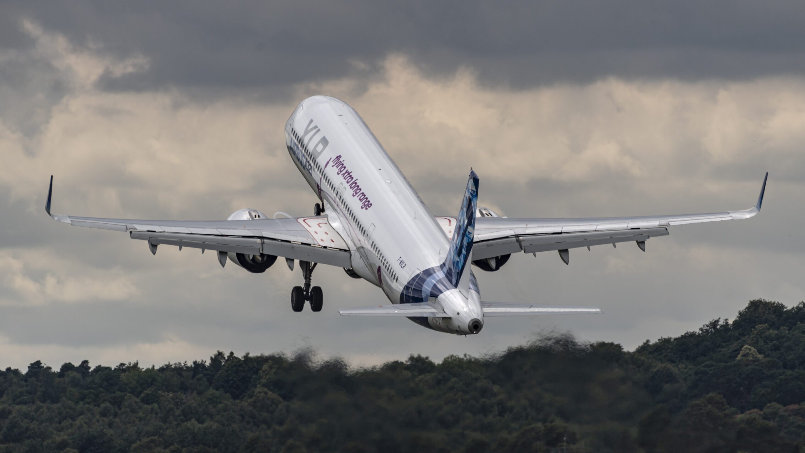 The Airbus A321XLR at Farnborough Airshow 2024